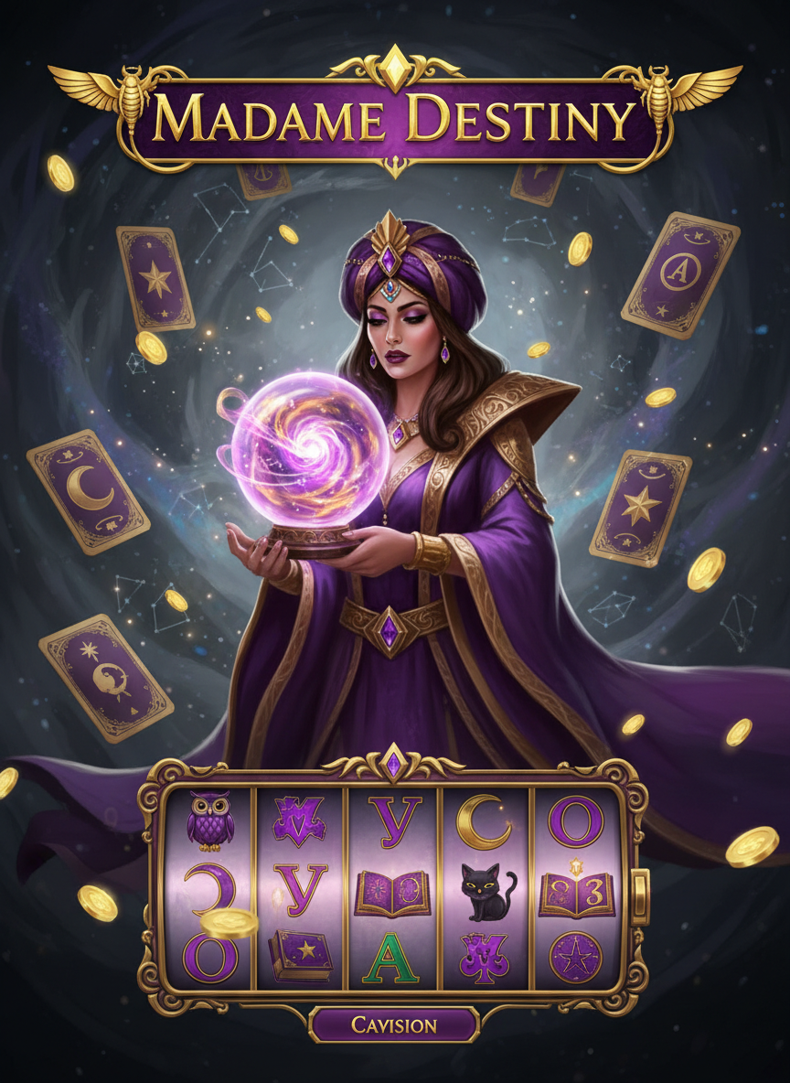 Slot Madame Destiny - Cartomante con sfera di cristallo