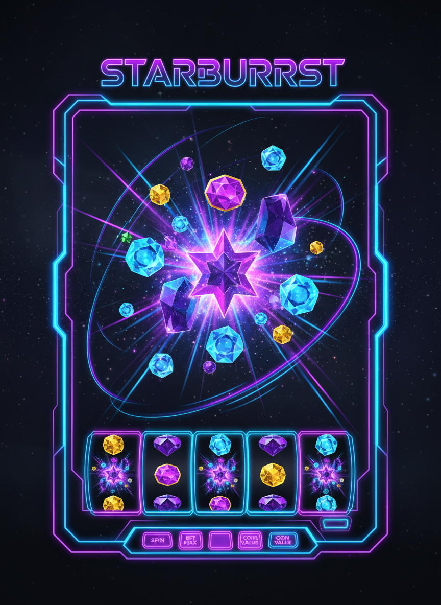 Slot Starburst - Gemme cosmiche e luci al neon
